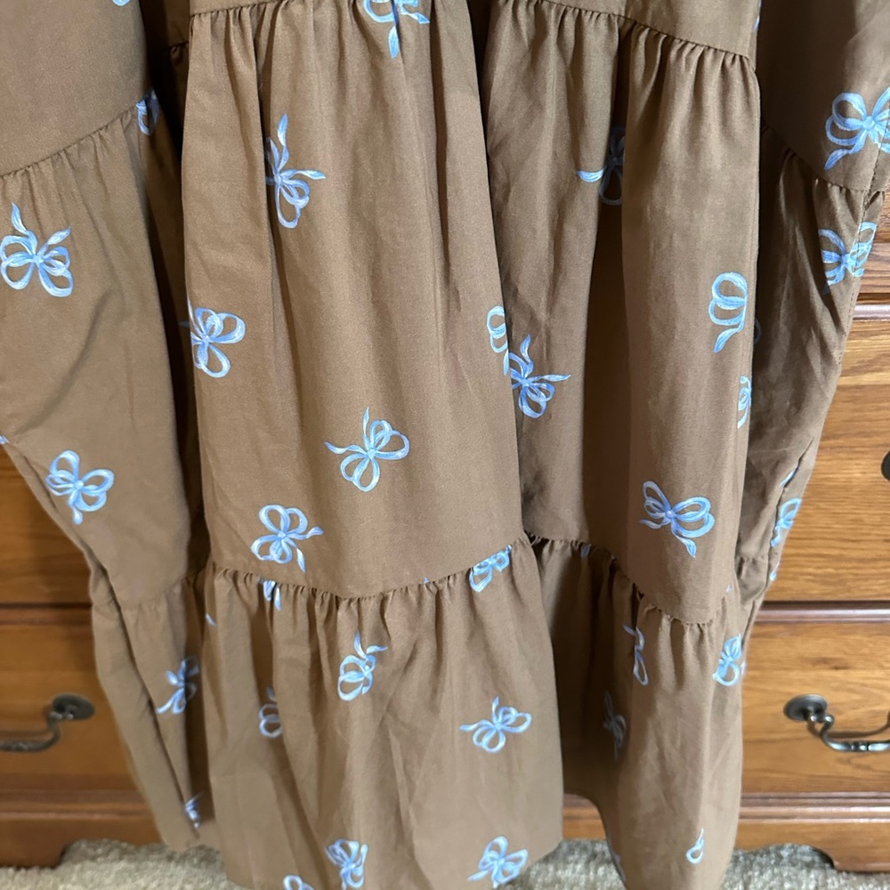 Adorable bow front dress NWOT - Picture 8 of 14